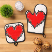 Love is ovenwant & pannenlap set (Top down)