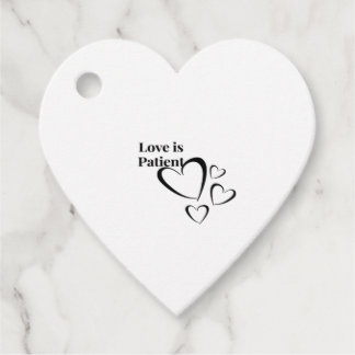 Love Is Patient Calm Aesthetic Bedankjes Labels