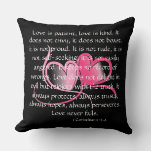 Love is Patient Kussen