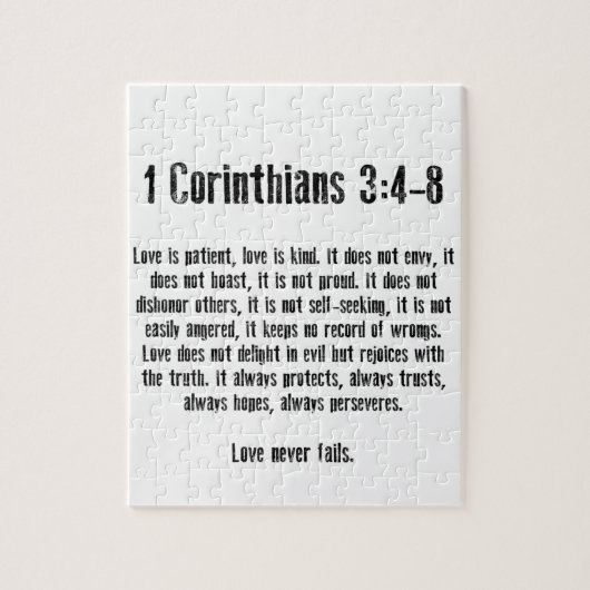 Love is Patient Legpuzzel (Verticaal)