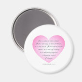 Love is Patient Quote Valentijn | Magneet (Voorkant / Achterkant)