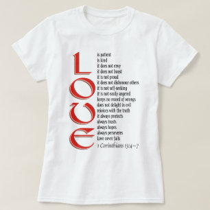 LOVE IS PATIËNT T-SHIRT