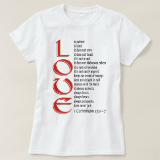 LOVE IS PATIËNT T-SHIRT