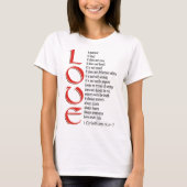 LOVE IS PATIËNT T-SHIRT (Voorkant)