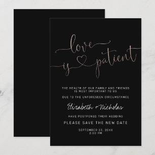 Love is Patient   Uitgestelde aankondiging huwelij