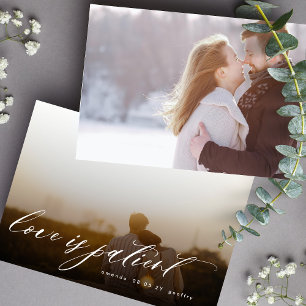 Love is Patiponed Multi Photo QR CODE Save The Date