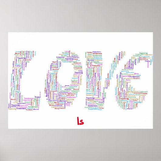 Love Is Poster (Voorkant)