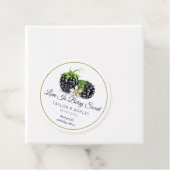Love is Sweet Blackberry Fruit | Weddenschap Bedankjes Labels (In situ)
