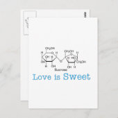 Love is Sweet Briefkaart (Voorkant / Achterkant)