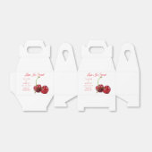 Love is Sweet Cherry Fruit | Weddenschap-forenset Bedankdoosjes (Uitgevouwen)