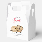 Love is Sweet Cookie Wedding Favor Box Bedankdoosjes (Geopend)