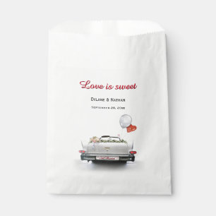Love is Sweet - Just Married Car Bedankzakje