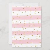 Love is Sweet Macaroon Bridal Shower Invitation Kaart (Achterkant)