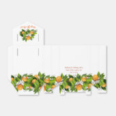 Love is Sweet Oranje Citrus Fruit | Weddenschap Bedankdoosjes (Uitgevouwen)