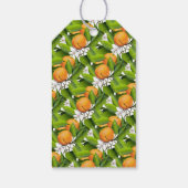 Love is Sweet Oranje Fruit | Weddenschap Cadeaulabel (Achterkant)
