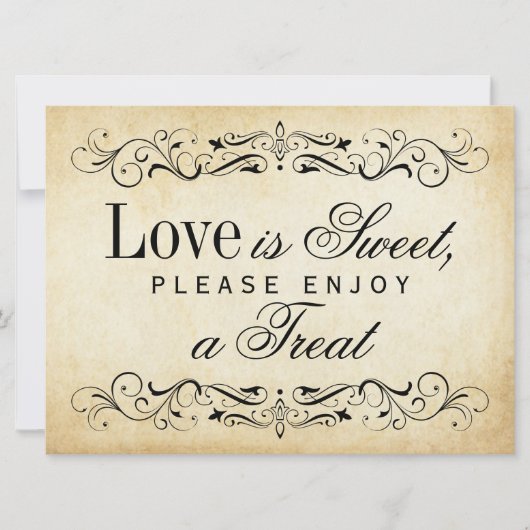 Love is Sweet Sign | Vlaanderen (Voorkant)