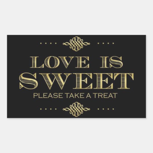 Love is Sweet Sticker (Voorkant)