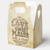 Love is Sweet Vintge Wedding Bedankdoosjes (Geopend)