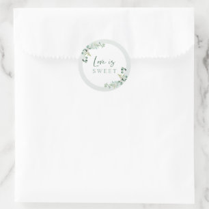 Love is Sweet Vrijgezellenfeest Favor Sticker Labe