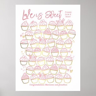 Love is Sweet Vrijgezellenfeest Verloving Gastenbo Poster