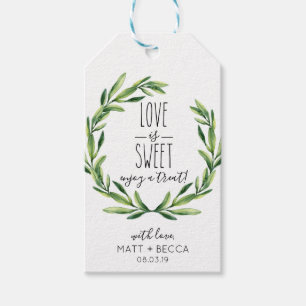 Love is Sweet Wedding Couples Cadeaulabel