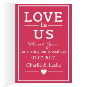 Love Is ... texte personnalisé cartes de voeux