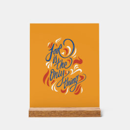 Love is the only thing acryl bord