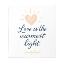 Love Is the Warmest Light Notitieblok