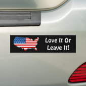 Love It America Bumper Sticker (En voiture)