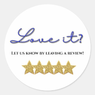 Love it vijfsterren review sticker