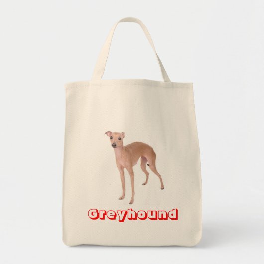 Love Italiaanse Greyhound Puppy Dog Canvas tas (Voorkant)