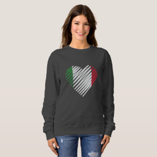 Love Italy Heart Italia Shirt Italiaans Roots