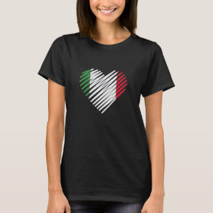 Love Italy Heart Italia Shirt Italiaans Roots