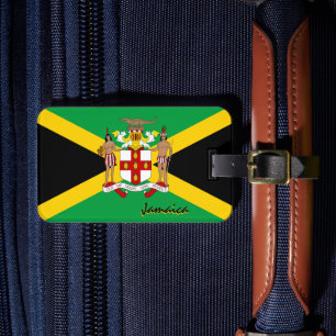 Love Jamaica Bagage Labels, Jamaicaanse Vlag Bagagelabel