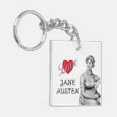 LOVE JANE AUSTEN SLEUTELHANGER (Voorkant Links)