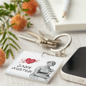 LOVE JANE AUSTEN SLEUTELHANGER (Voorkant Rechts)