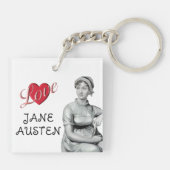 LOVE JANE AUSTEN SLEUTELHANGER (Achterkant)