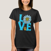 Love Jewish Daisy Hanukkah Pajamas Chanukah PJs Wo T-shirt (Voorkant)