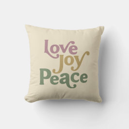 Love Joy Peace Kussen