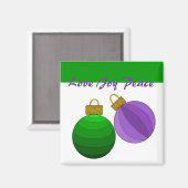 Love Joy Peace - magnet Magneet (Voorkant / Achterkant)