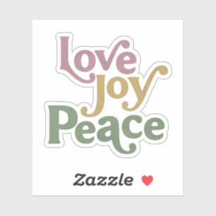 Love Joy Peace Sticker