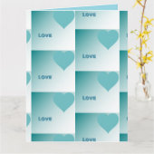 Love. Kaart (Gele Bloem)