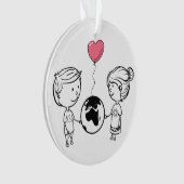 Love kent No Distance Ornament (voorkant)