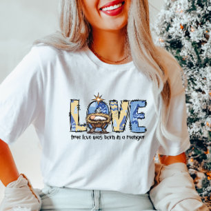LOVE Kerstfeest T-shirt