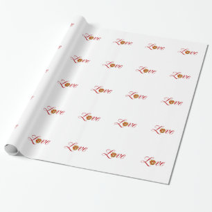 Love Kerstmis Bells Holiday Design Xmas Cadeaupapier