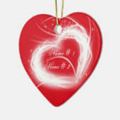 Love Kerstsierans Keramisch Ornament (Links)