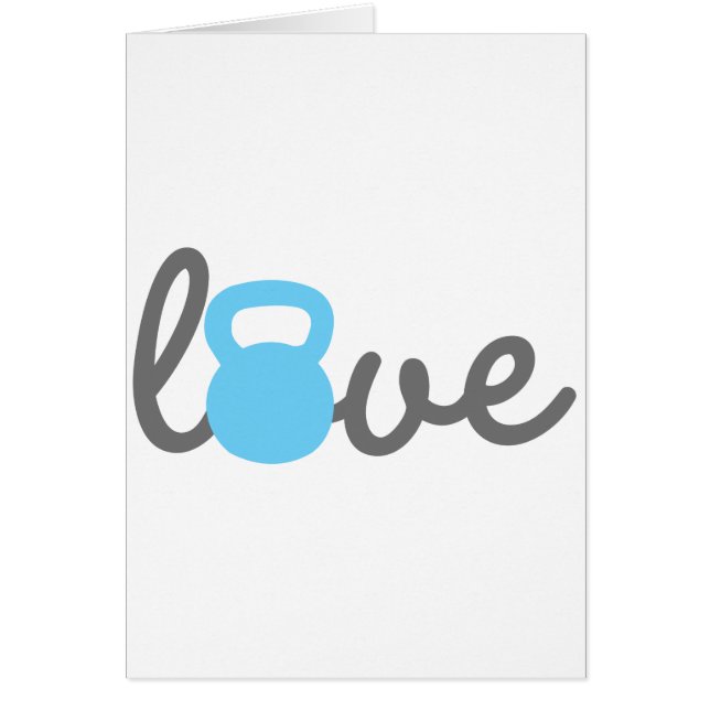 Love Kettlebell Blue (Voorkant)