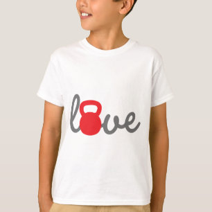 Love Kettlebell Red T-shirt