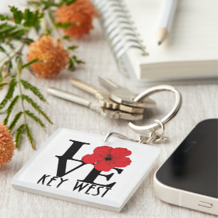 LOVE Key West Florida Sleutelhanger