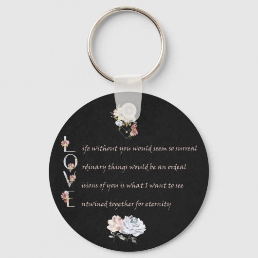 Love keyring sleutelhanger (Voorkant)